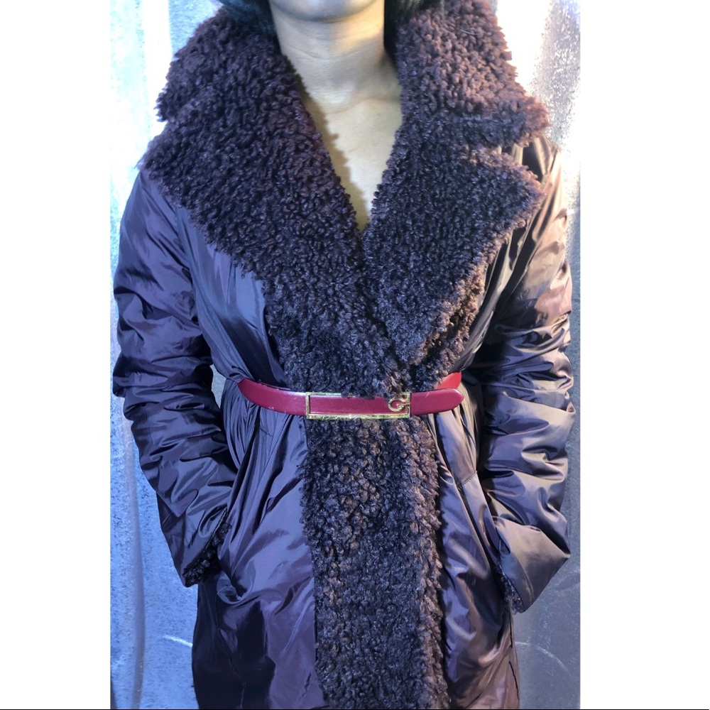 New Woman Plush Reversible Coat